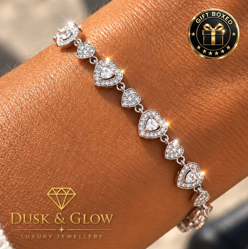 Beautiful silver tennis halo - beautiful,
