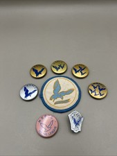 Various NSPCC badges. Cloth