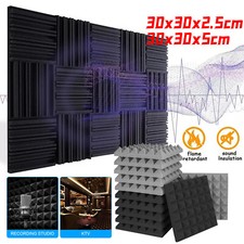 12pc 12"X12"X1" Acoustic Foam