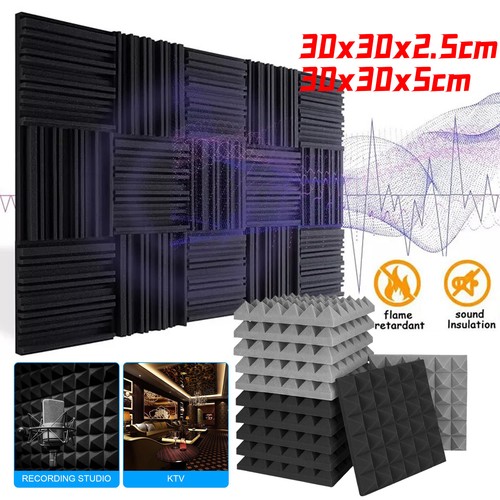 12pc x12 acoustic foam - 12pc, 12"x12"x1"