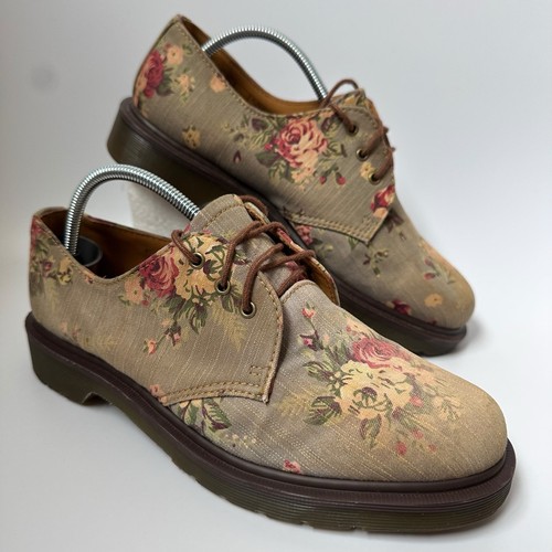Martens 1461 floral canvas - dr.,