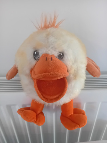 Chicken hand puppet 22cm - chicken,