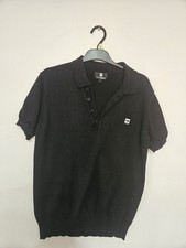 Peter Werth black knit polo