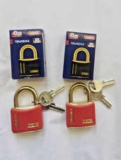 2 x Abus T84MB/40 Padlock
