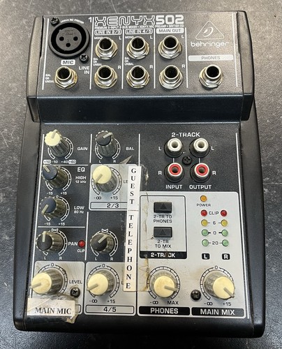 Behringer xenyx 502 - xenyx, analog