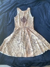 Black Milk Clothing Harry Potter Marauder’s Map Skater Dress S