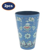 Melamine beaker blue tuscany - melamine,