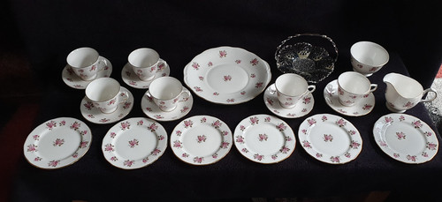 Queen anne bone - bone, set
