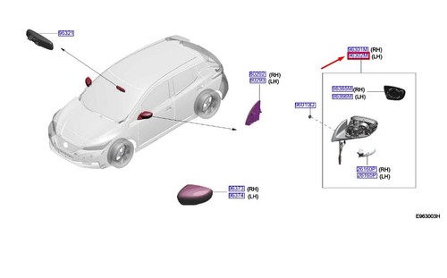 Nissan leaf ze1 mk2 left - mk2,