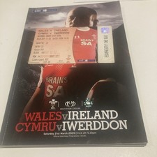 Wales Rugby Union Programmes