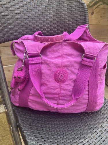 Kipling women fuschia medium - kipling, women's