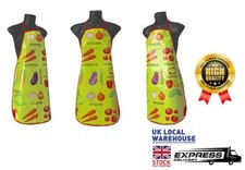Vegetable Design Ladies Wipe Clean Waterproof PVC Aprons Chefs Kitchen 