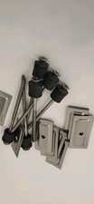 Dry Ridge Hip Tile Fixings FLAT Clamps Box of 24 Screws Washers Stainless Steel 