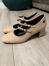 Mary Jane Shoes Beige Size