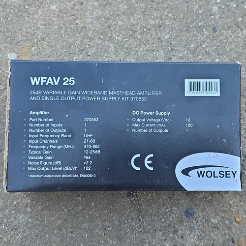 Wolsey wfav 25db - 25,