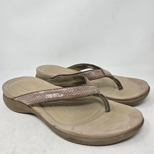 Crocs capri sequin flip - v,