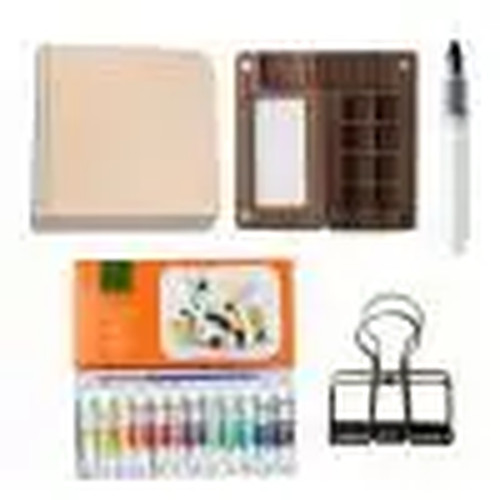 Portable watercolour paint set - portable,