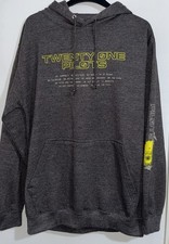 Twenty One 21 Pilots Hoodie - Failed Perimeter Escape - Grey Floral Size Medium