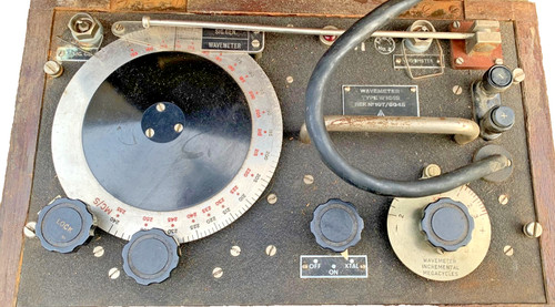 Ww2 wave meter type w1649 - meter,