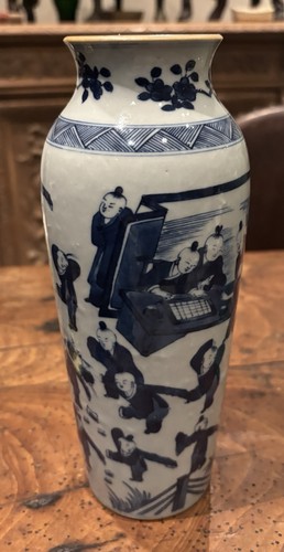Chinese blue and white - and,