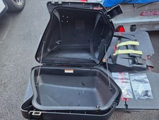 Moto Guzzi V100 Mandello, OEM pannier set complete, with after-market inner bags