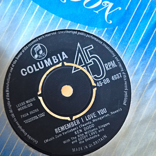 Ken dodd columbia db - -, 45-db