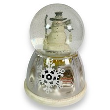 Snowman Snow Globe Light Up