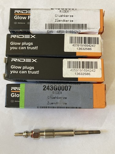 Four new glow plugs ridex - plugs,