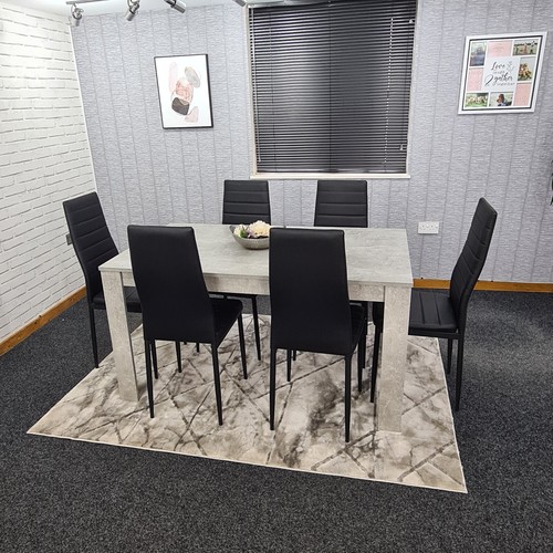 Grey dining table - grey, and
