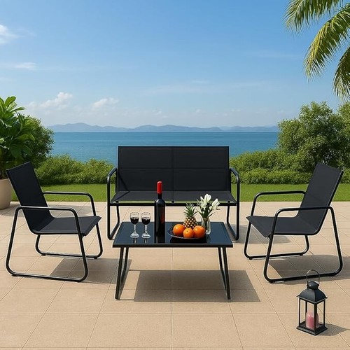 Bronx 4pc patio set chairs - 4pc, 2