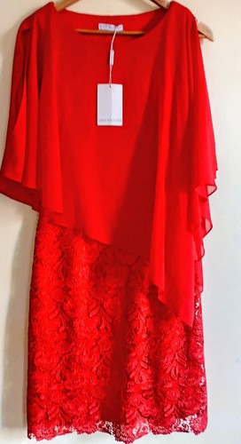 Gina bacconi women red dress - gina,