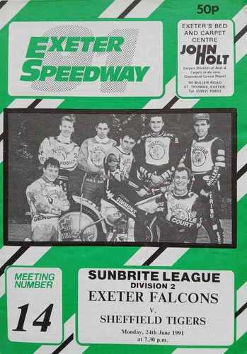 Exeter sheffield speedway - v,