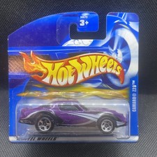Hot Wheels Muscle Car #146 Camaro Z28 Purple 2001  Short Card