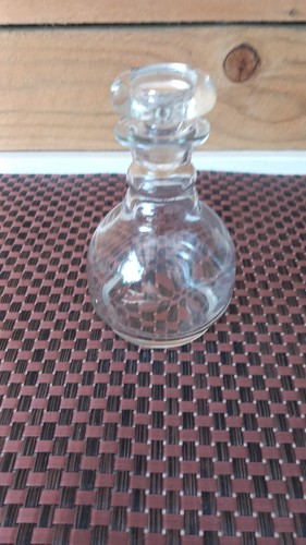 Vintage clear glass miniature - vintage,