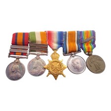 BOER WAR QSA KSA WW1 1914 - 15