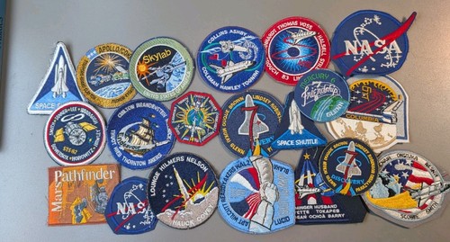Vtg lot nasa space patches - vtg., 20