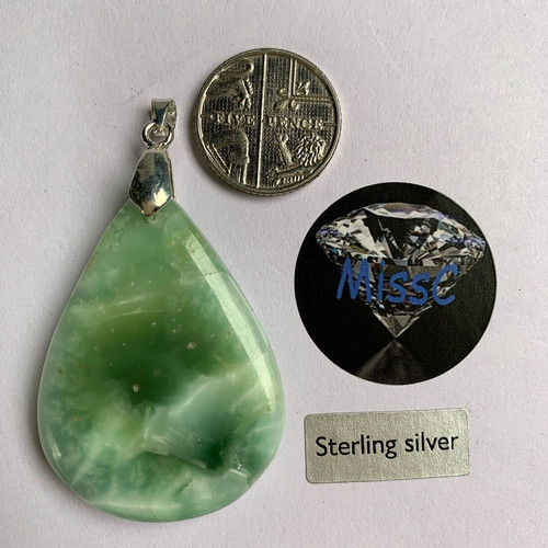 Smithsonite large 40x28mm drop - large,