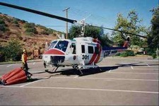 505091 Department Of Forestry Water Drop Helicopter UH 1H Huey A4 Photo Print