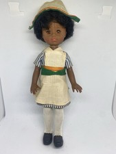 Adorable Vintage 1970s Collectable Skinny Ginny Doll Striped Complete Outfit