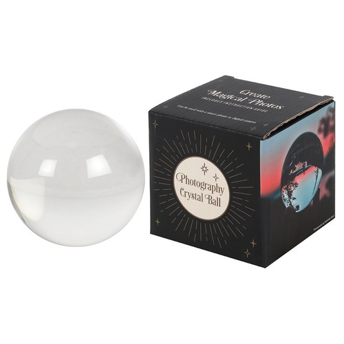 Glass ball photo ball with