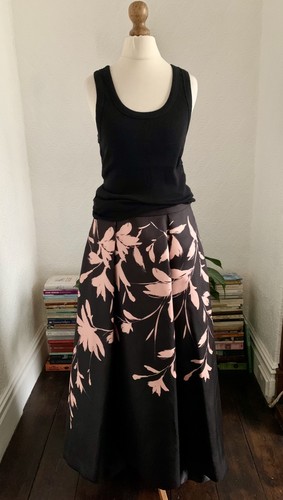 Coast black pink floral satin - coast,