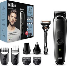 Braun MGK5260 Trimmer 8-in-1 Styling Kit Precise Face Hair Beard Clipper For Men