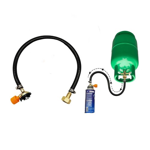 Gas refill adapter hose - gas,