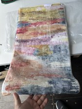 Taleta Graffit Washable Runner Rug NonSlip Colorful Modern Indoor Entry 80x150cm