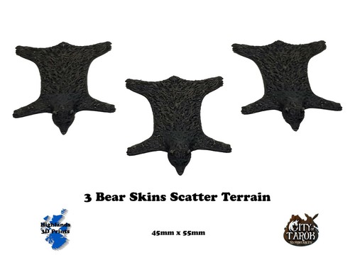 Bear skins scatter terrain - bear,