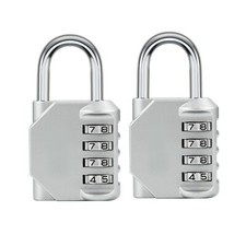 2X 4 Digit Combination Padlock