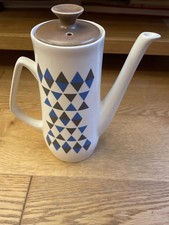 Vintage Empire Porceline Company ‘Checkmate’ Coffee Pot & Lid - For Display AF