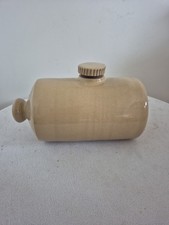 Vintage Pearson Chesterfield 2pt Hot Water Bottle Ceramic Tan Collectible 9"
