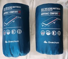 2 DECATHLON QUECHUA  SELF-INFLATING COMFORT 65 CM SLEEPING PAD MATTRESS  RRP £80