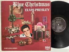 Elvis Presley,  blue Christmas VINYL LP 1977 Sweden pressing RARE (f